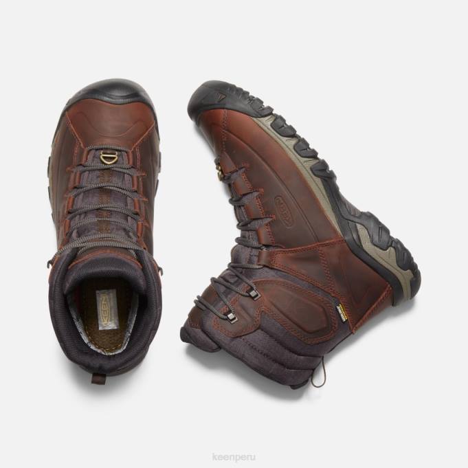 mantillo de cacao bota impermeable de encaje alto targhee Keen2P80520