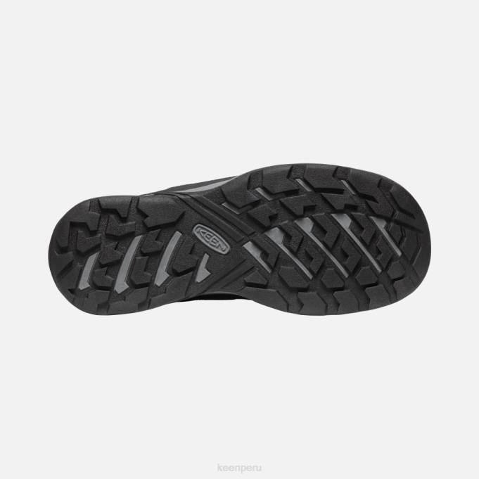 negro-gris acero zapato de ventilación circadia Keen2P80475
