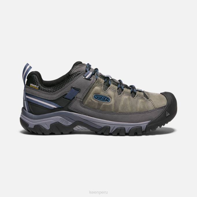 gris acero-azul capitán zapatos de senderismo impermeables targhee iii Keen2P80259