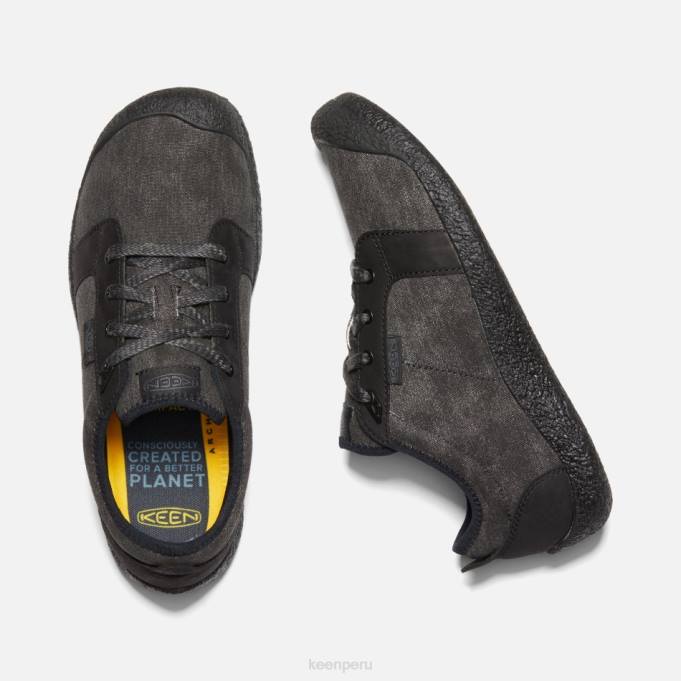 negro cordones de lona howser Keen2P80299