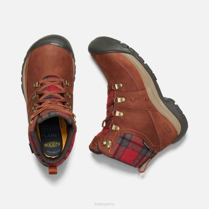 carey-cuadros rojos bota impermeable de invierno kaci iii Keen2P80190