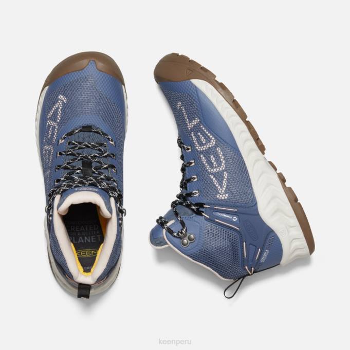 vintage gris índigo-puerto bota impermeable nxis evo Keen2P80168