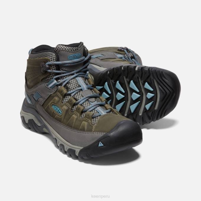 imán-azul atlántico bota impermeable targhee iii ancha Keen2P80316
