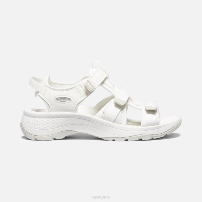 blanco sandalias astoria west con puntera abierta Keen2P8034