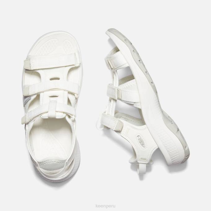 blanco sandalias astoria west con puntera abierta Keen2P8034