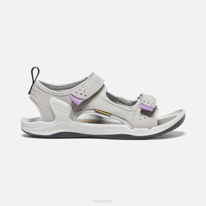 llovizna-lavanda inglesa sandalia drift creek con dos tiras Keen2P8097