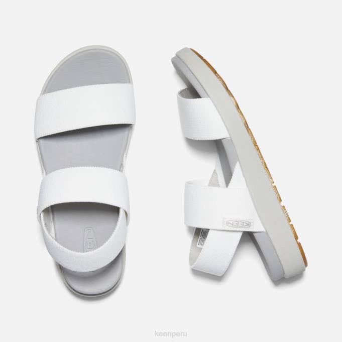 vapor blanco sandalias casuales elle con tira trasera Keen2P8048