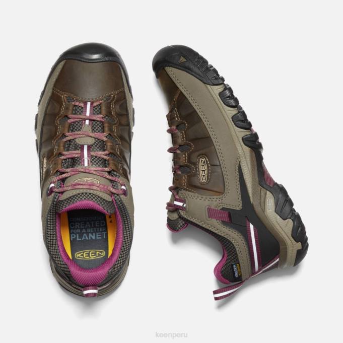 weiss-boysenberry zapatos de senderismo impermeables targhee iii Keen2P80154
