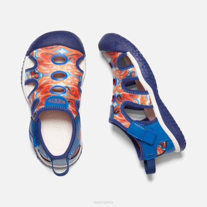 piel de naranja azul little ' stingray x afro al aire libre Keen2P80411