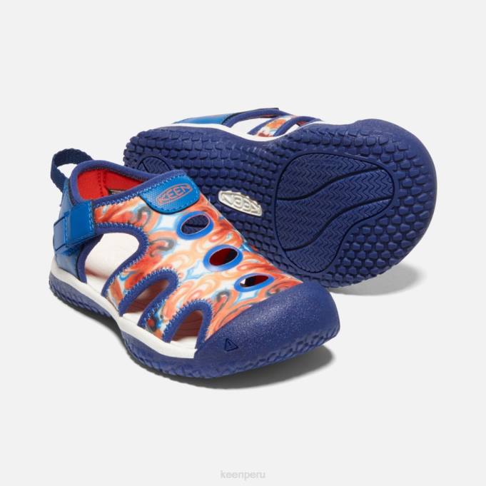 piel de naranja azul little ' stingray x afro al aire libre Keen2P80411