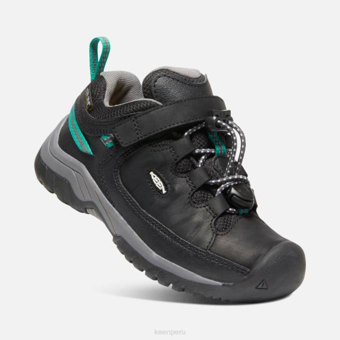 blanco-estrella negra zapato impermeable little ' targhee Keen2P80532