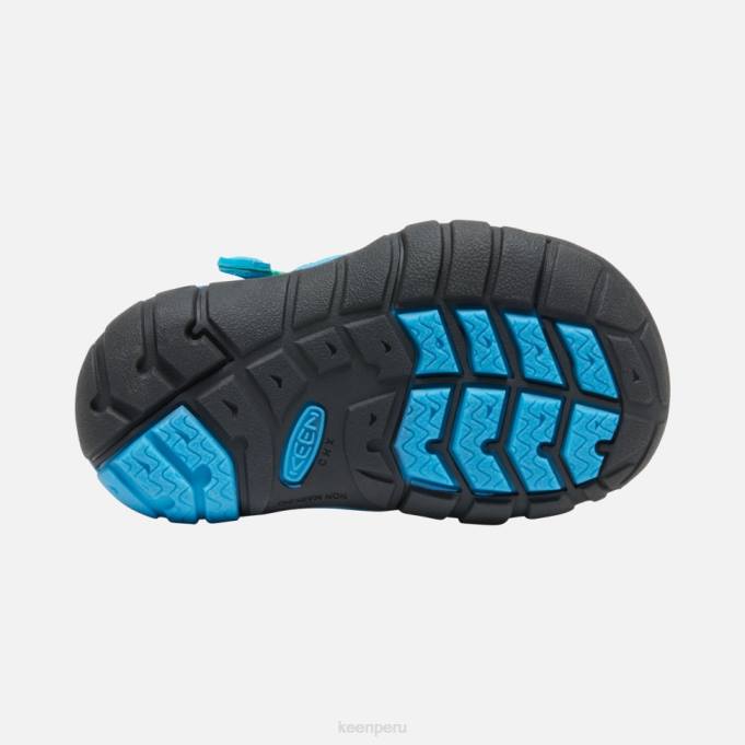 teñido anudado original en azul intenso seacamp ii cnx para niños pequeños Keen2P80584