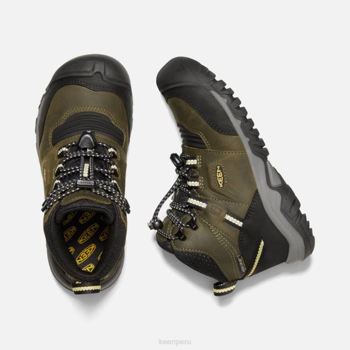cidra oscura oliva oscura Bota impermeable Big 'Ridge Flex Keen2P80580