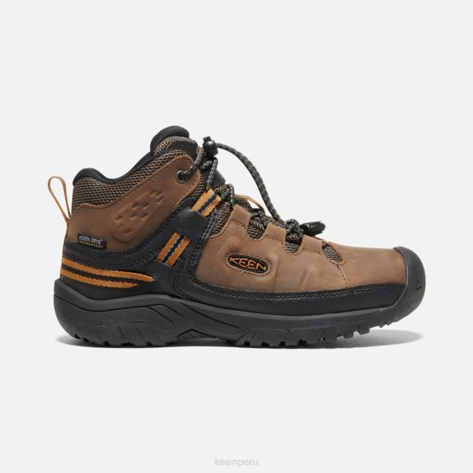 marrón dorado tierra oscuro bota impermeable targhee grande Keen2P80523