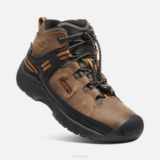 marrón dorado tierra oscuro bota impermeable targhee grande Keen2P80523