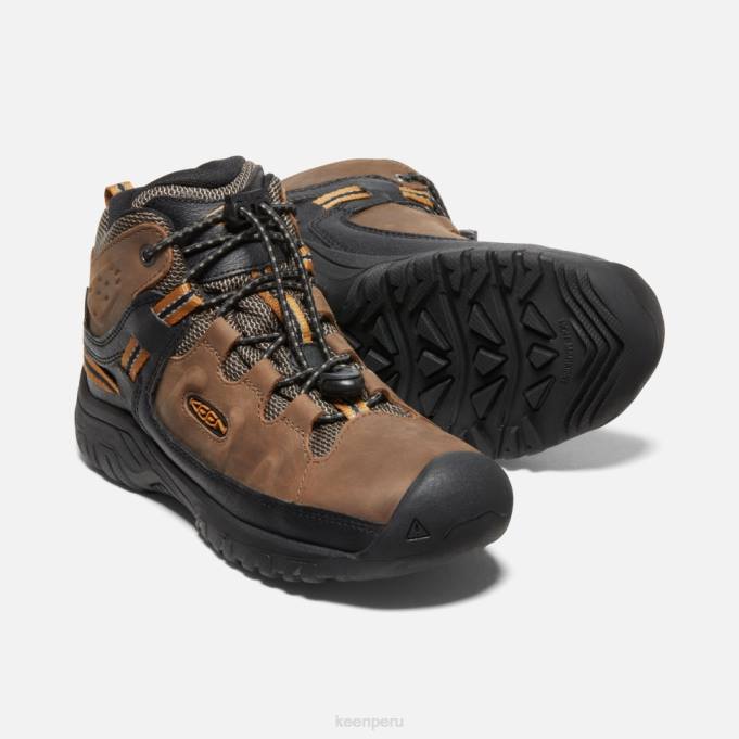 marrón dorado tierra oscuro bota impermeable targhee grande Keen2P80523