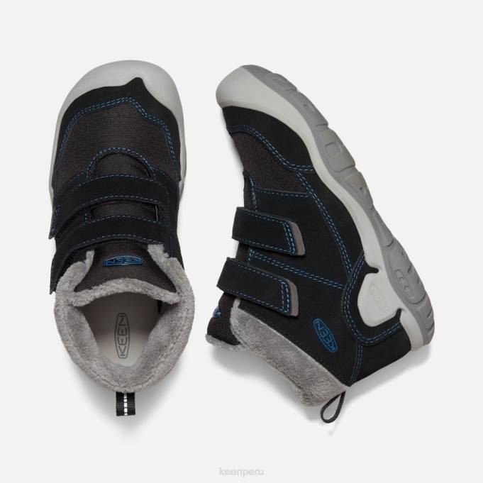 negro-azul mykonos chukka con doble tira y nudo grande Keen2P80546