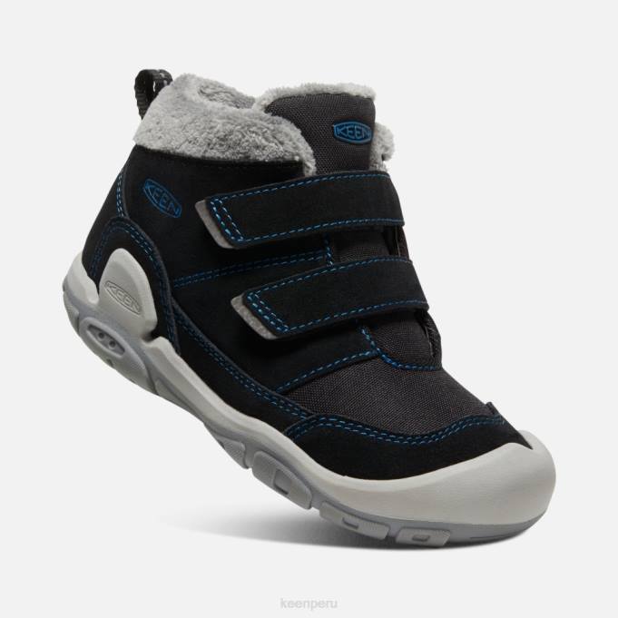 negro-azul mykonos chukka con doble tira y nudo grande Keen2P80546