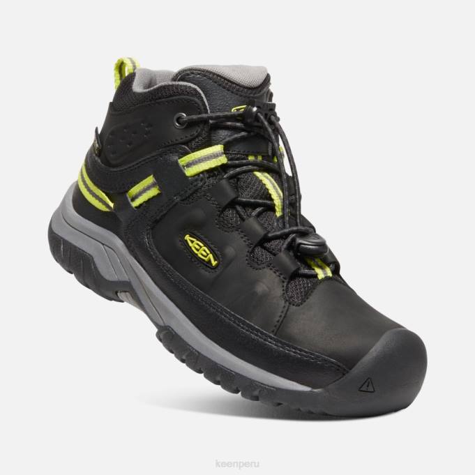 negro-gris acero bota impermeable targhee grande Keen2P80600