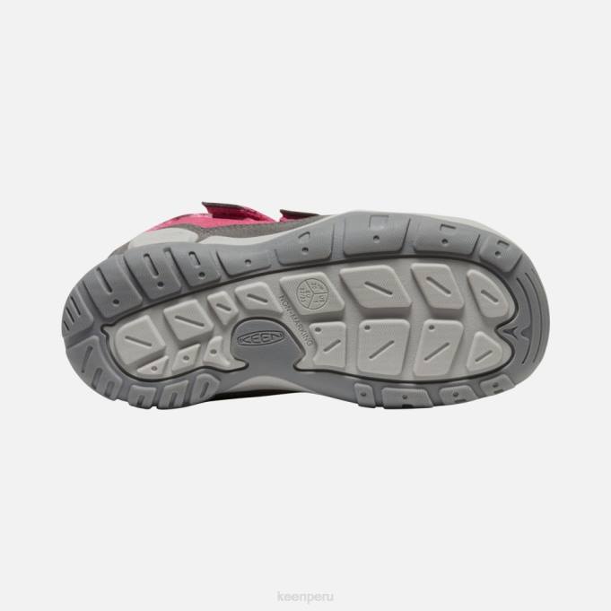 paloma de la fruta-negro chukka con doble tira y nudo grande Keen2P80545