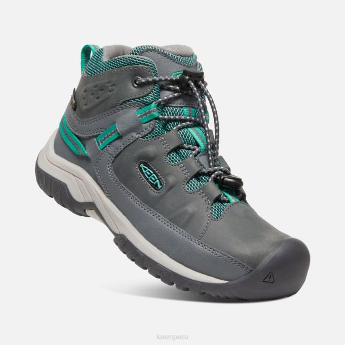 porcelana gris acero bota impermeable targhee grande Keen2P80606