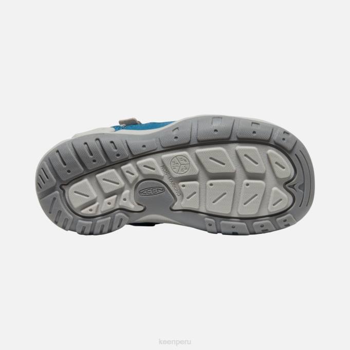 azul legión-gris acero zapatillas pequeñas con nudo hueco Keen2P80552