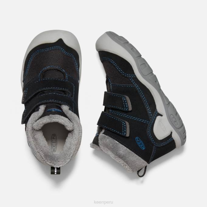 negro-azul mykonos chukka con doble tira y nudo pequeño Keen2P80557