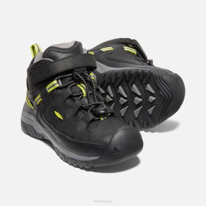 negro-gris acero bota impermeable little 'targhee Keen2P80607