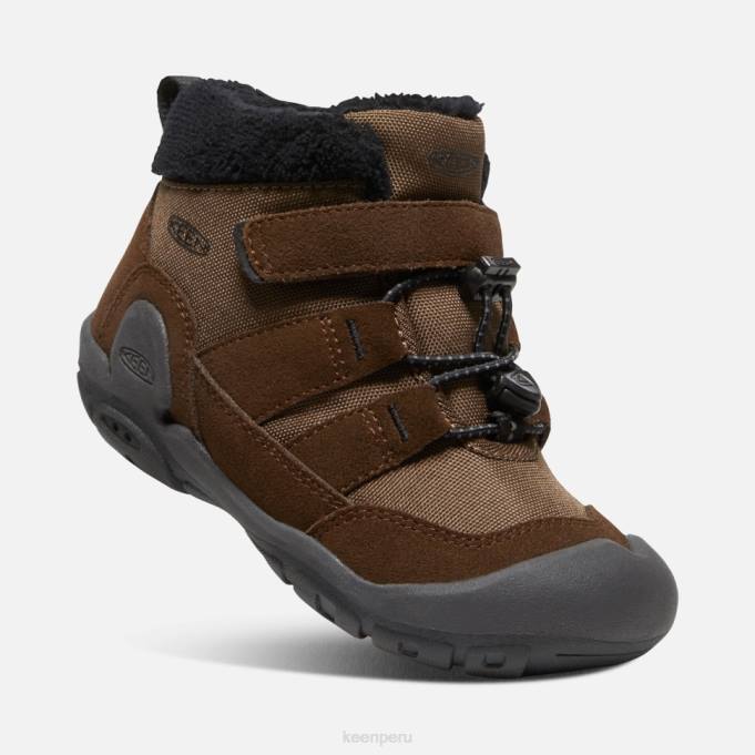 negro tierra oscuro chukka de nudo pequeño Keen2P80573