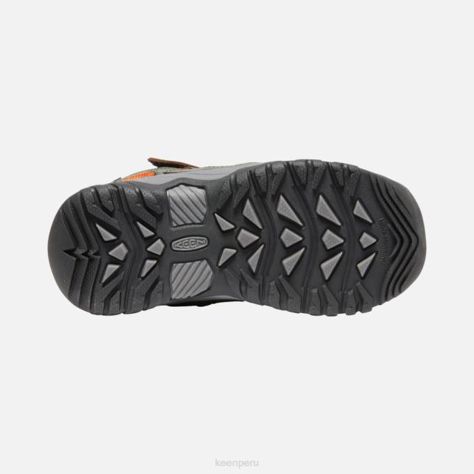 noche oscura tierra-bosque bota impermeable little 'targhee Keen2P80605