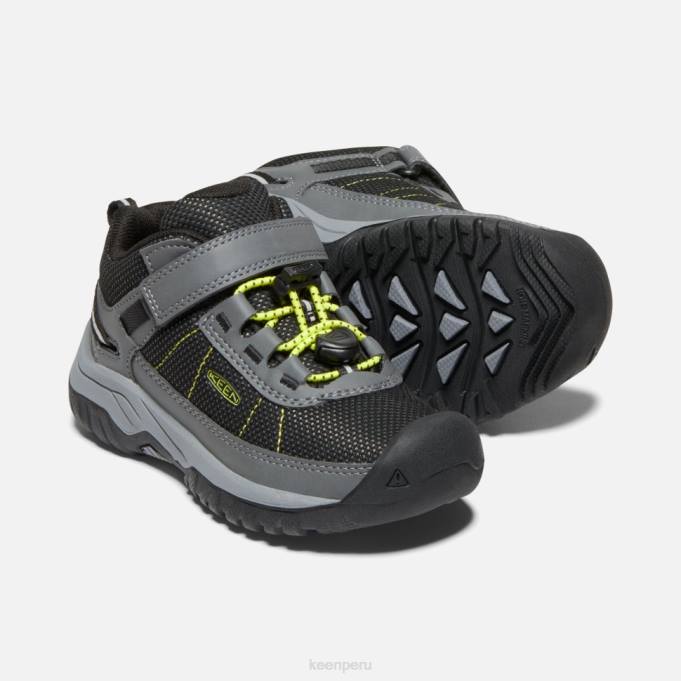 onagra gris acero zapato deportivo con ventilación little 'targhee Keen2P80536