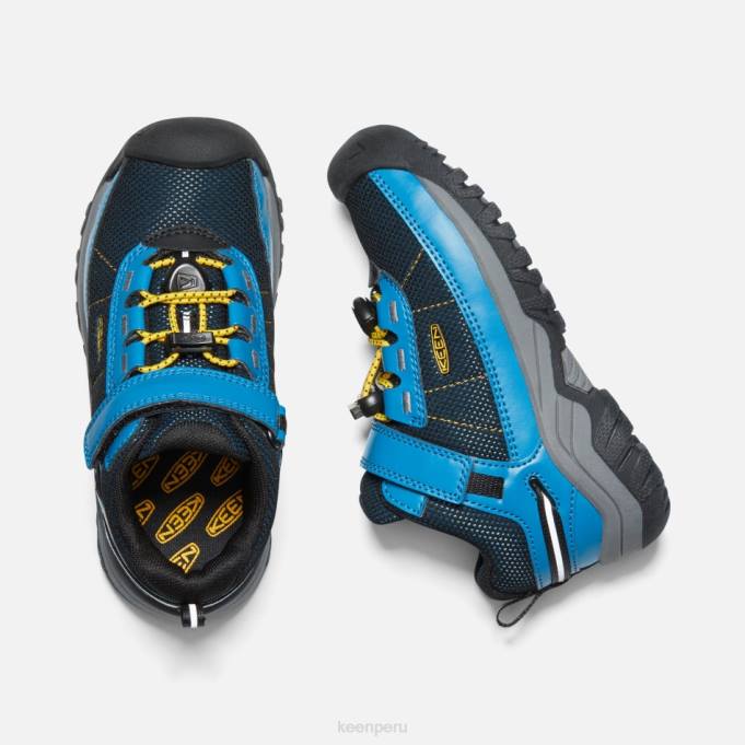 mykonos azul-amarillo intenso zapatos de senderismo mykonos azul-amarillo young ' targhee sport vent Keen2P80282