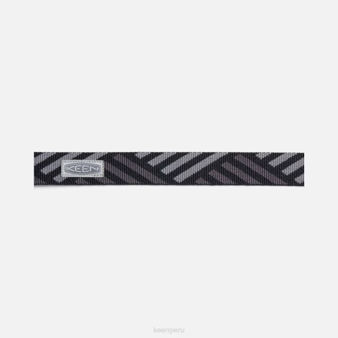 negro-gris acero collar de perro Keen2P80440