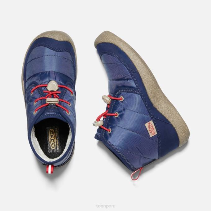 alfombra roja y azul profundo chukka impermeable howser ii más antigua Keen2P80315