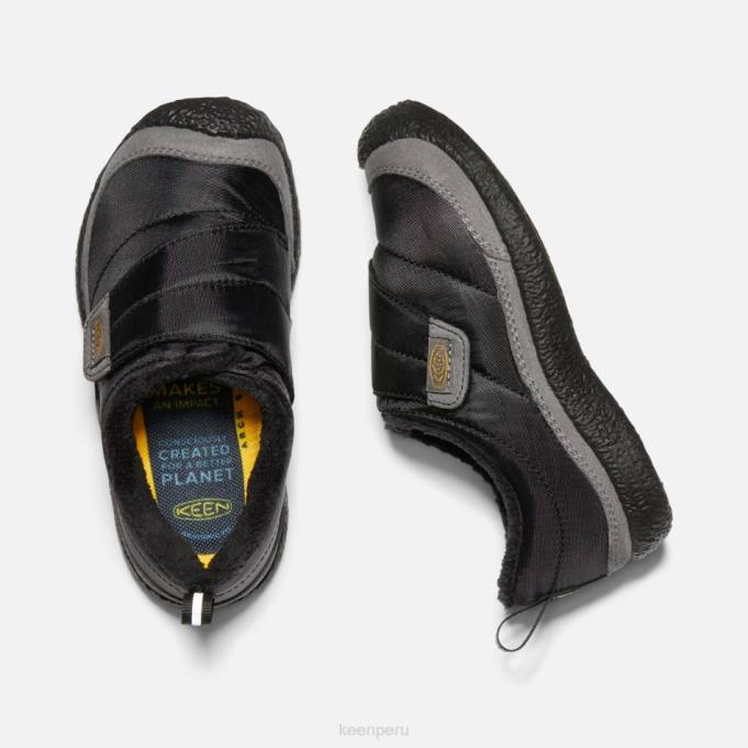 negro-gris acero envoltura más joven Keen2P80307