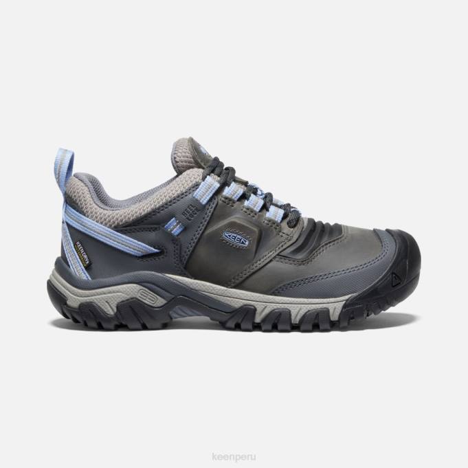 hortensia gris acero zapatos de senderismo impermeables ridge flex Keen2P80200